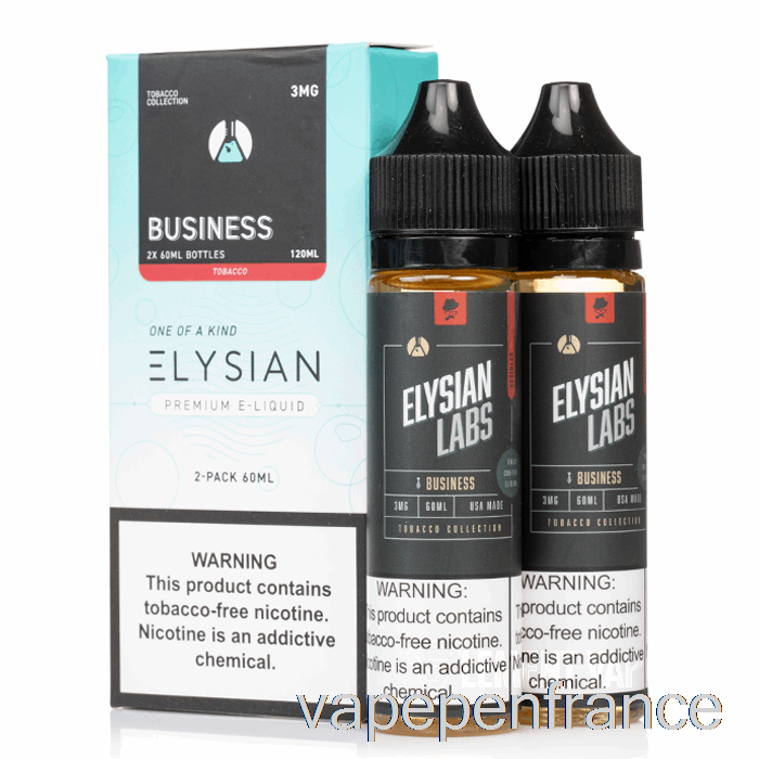 Entreprise - Laboratoires Elysian - Stylo Vape 120 Ml 0 Mg